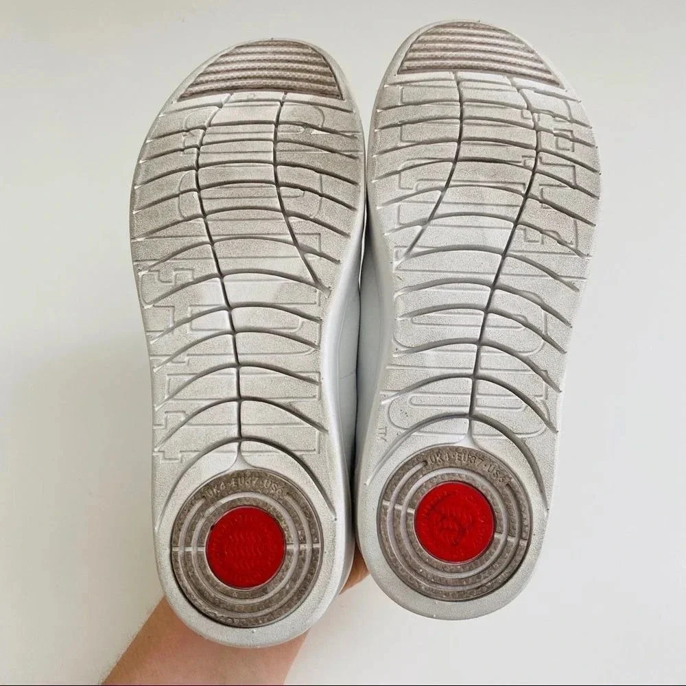 Fitflop Sania Leather Sneakers - Picture 8 of 8